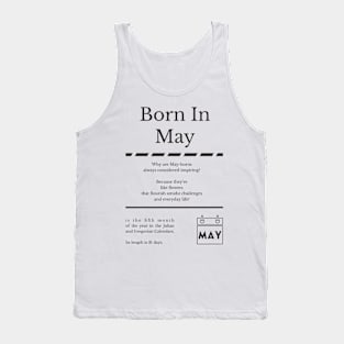 Born in May Tank Top